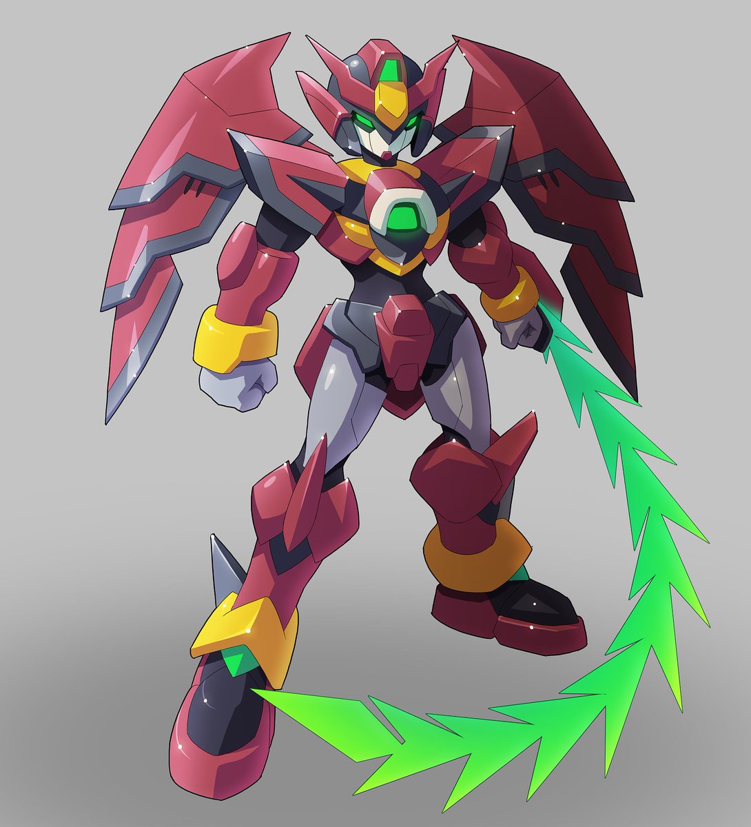 「Megaman Model G-Epyon #Megaman #Gundam C」|ultimatemaverickxのイラスト