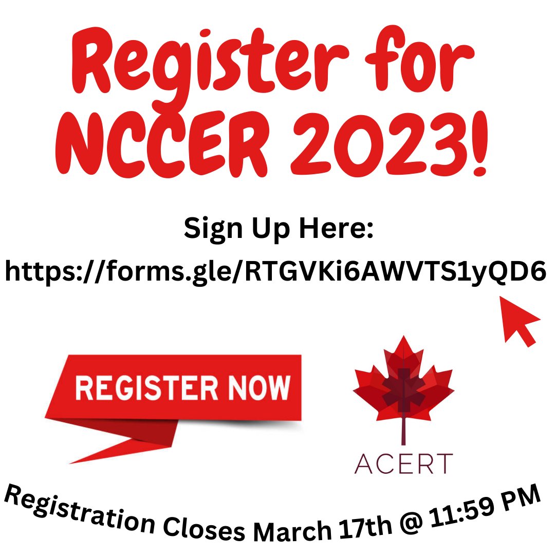 ACERTBOD's tweet photo. Alright responders, it's that time! Registration for NCCER 2023 is officially OPEN! Click here to register: https://t.co/4Q1bgL8BEj 

LINK ALSO IN BIO. PLEASE ONLY REGISTER ONCE PER TEAM. 

Registration closes March 17, 2023. https://t.co/wU5YwCcs8o