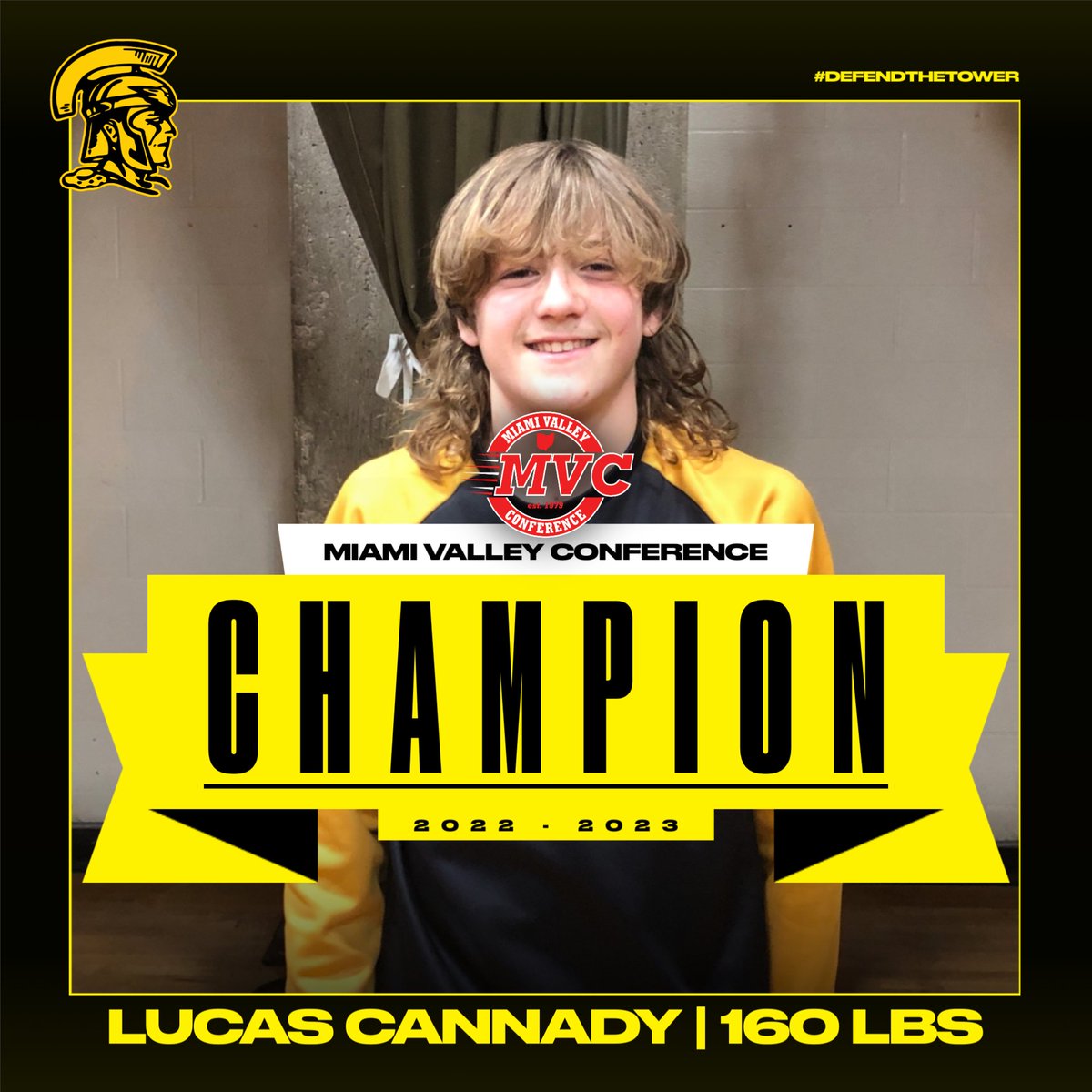 Congratulations to our HS MVC Champion- Lucas Cannady