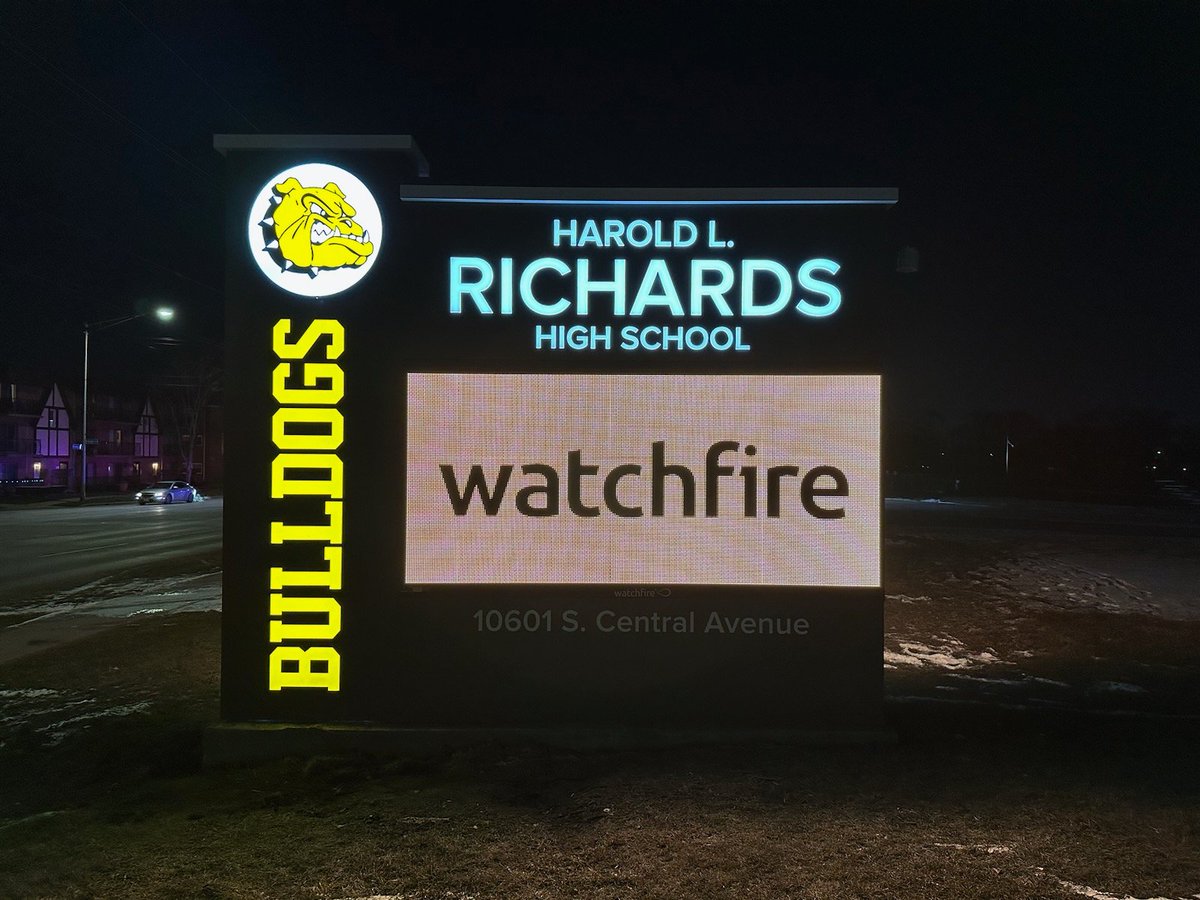 We have a new sign along Central Avenue and it looks amazing!