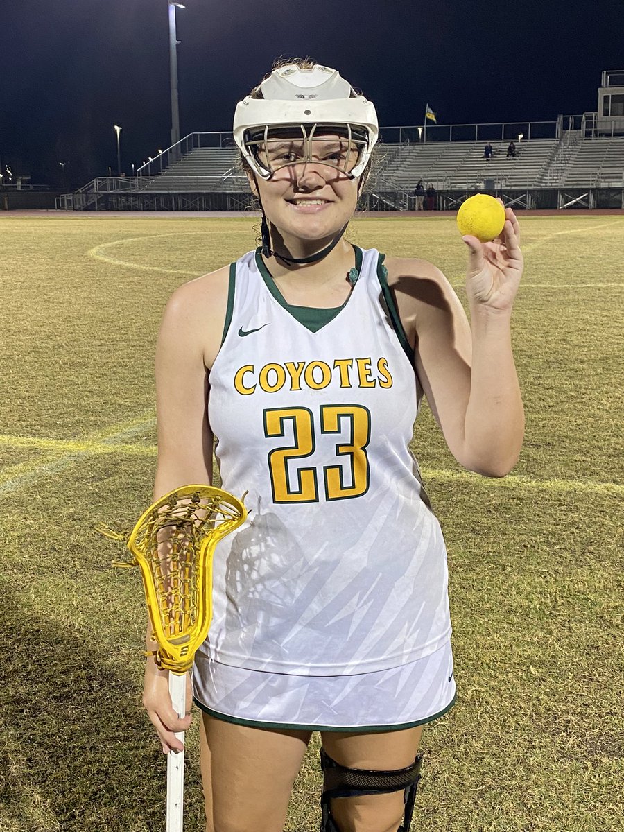 TheCoyoteWay's tweet photo. HUGE shoutout to #23 Avery Smith for her 225th career goal tonight! What an accomplishment!! Co Coyotes!! @CCHS_Sport @CCGLACROSSE https://t.co/9u8aKqmR4E
