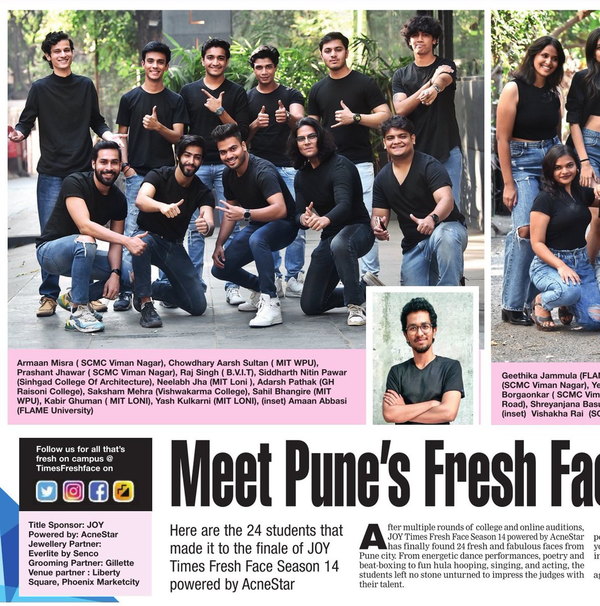 imadarshpathakk's tweet photo. Featured in Times of India (Pune times) 
Thankyou @TimesFreshFace @PuneTimesOnline @TOI_Nagpur https://t.co/C9tRrOSl1v