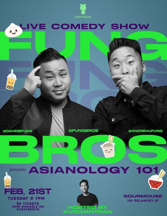sourmousenyc's tweet image. Feb 21st come by to see @FungBros &amp;amp; play some pool &amp;amp; ping ping!! Tickets on Sale now!!

eventbrite.com/e/fung-bros-pr…

#Comedyshow  #sourmousenyc #games #drinks #laughteristhebestmedicine