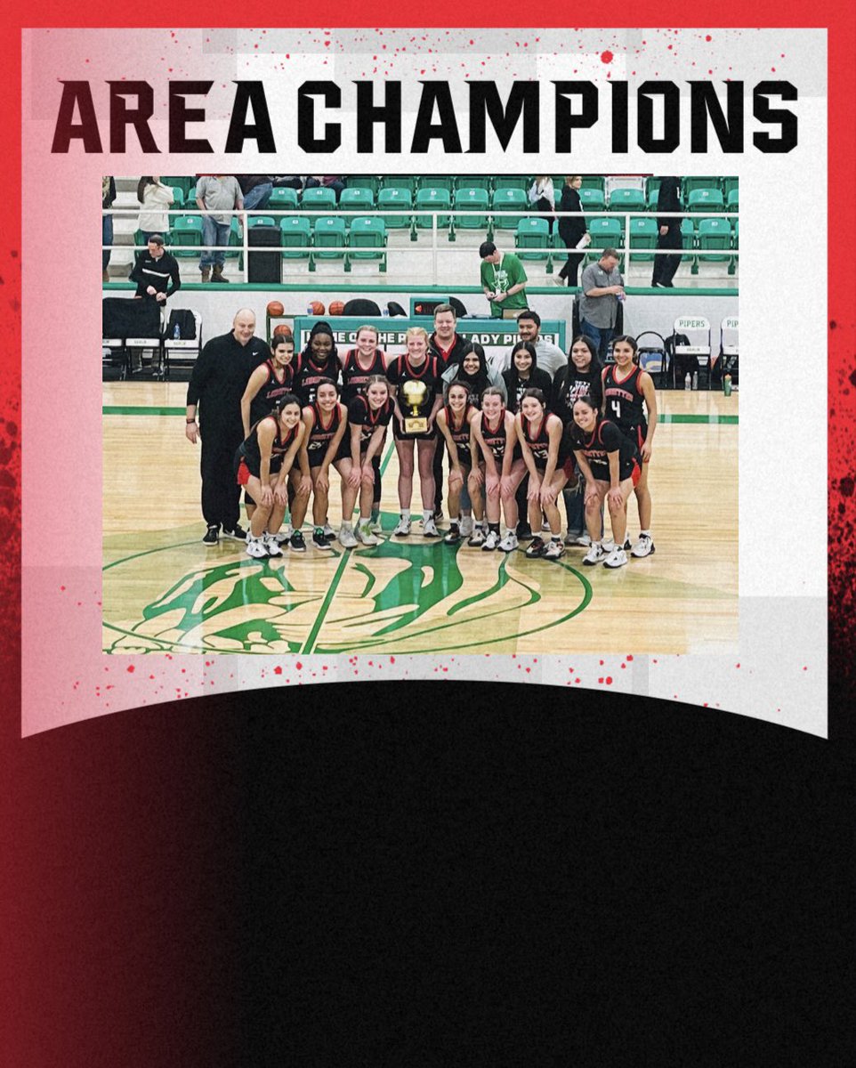 LLoboettes's tweet photo. Loboettes claim the Area Championship!! Beating Bridgeport by a final of 44-18.
Next up Glen Rose.
#SeeRed🐺🏀🏆 🏆🏆 #JustUs https://t.co/IAZTDe1uPu