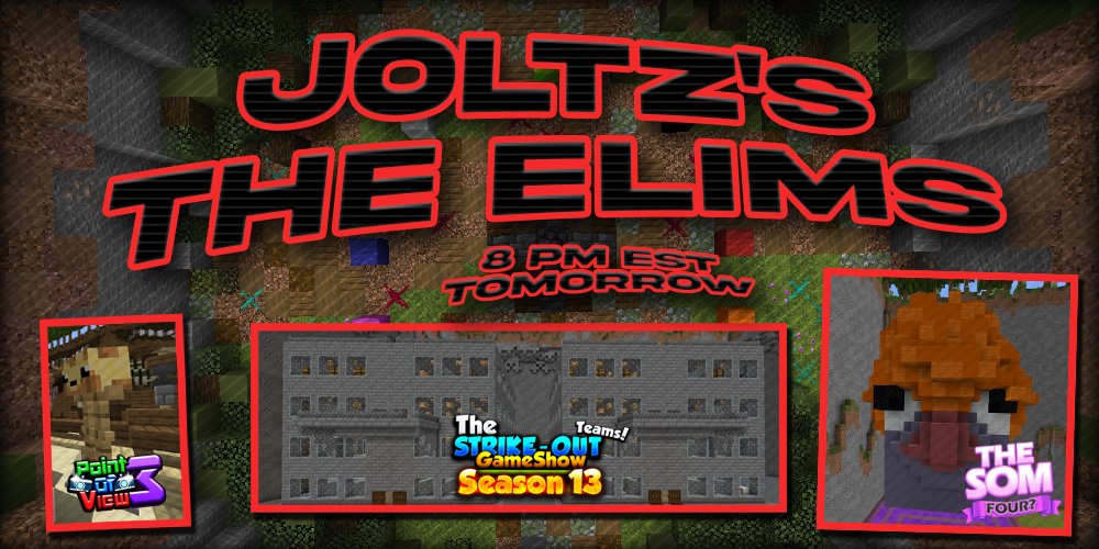 GSCaccount's tweet photo. 🚨 EVENT TIME 🚨 @Joltz__  is hosting a gameshow all the games he SUCKED at... but maybe you'll be better at them! ⭐️

👀 Want to play? Join TOMORROW at 8pm EST on https://t.co/o5go6Go1lu https://t.co/W9gVDwgi7p