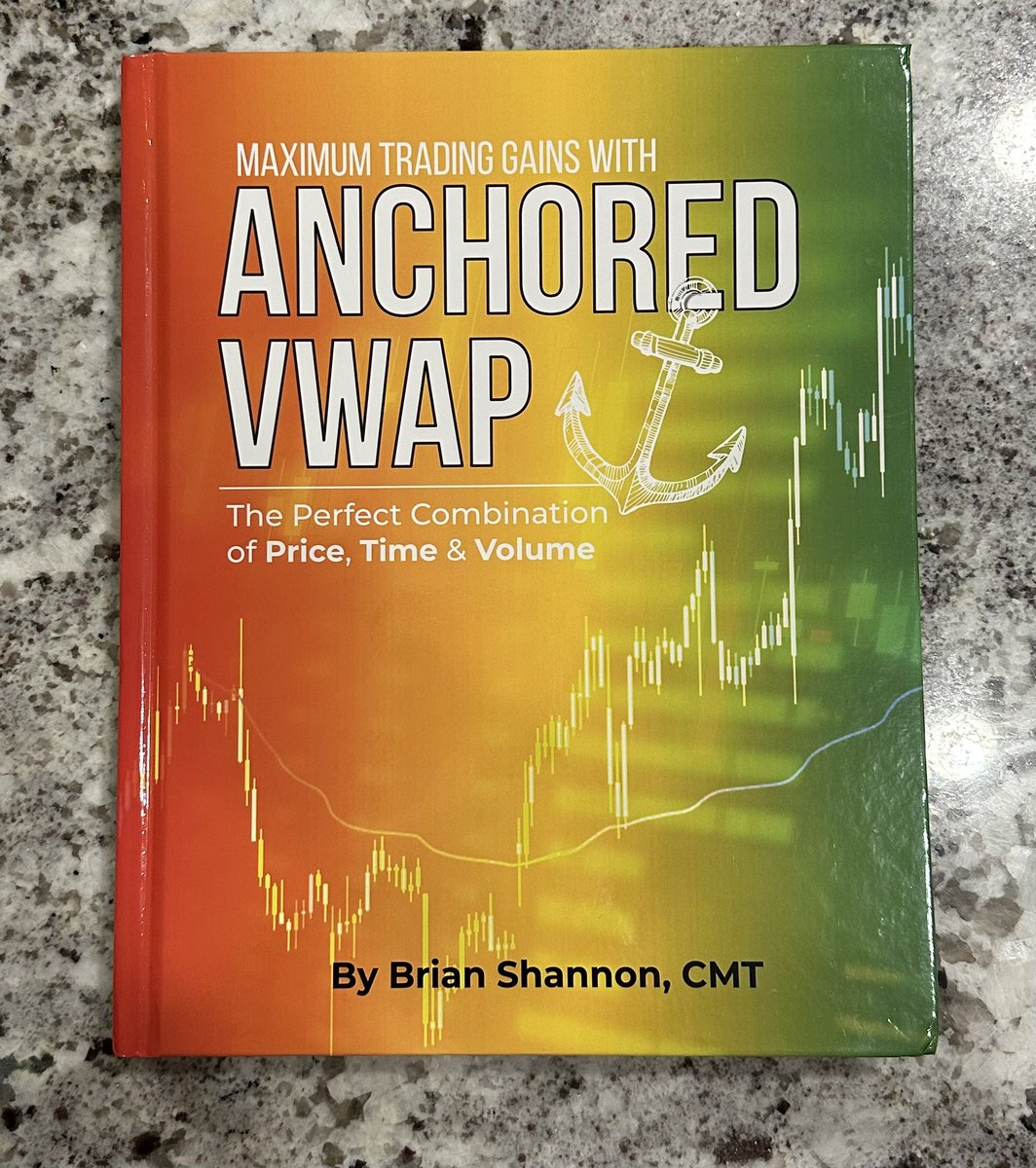 Jake Wujastyk (@jake__wujastyk) on Twitter photo A huge congrats to <a href="/alphatrends/">Brian Shannon, CMT</a> on his new book “Maximum Trading Gains w/ Anchored VWAP”!
Brian has taught me everything I know about using the anchored VWAP.
To celebrate, I’m giving away 5 books!
To qualify:
-Follow: <a href="/alphatrends/">Brian Shannon, CMT</a> + @signalstack
-Like + retweet this post A huge congrats to <a href="/alphatrends/">Brian Shannon, CMT</a> on his new book “Maximum Trading Gains w/ Anchored VWAP”!
Brian has taught me everything I know about using the anchored VWAP.
To celebrate, I’m giving away 5 books!
To qualify:
-Follow: <a href="/alphatrends/">Brian Shannon, CMT</a> + @signalstack
-Like + retweet this post