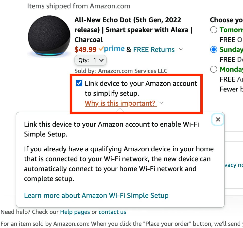 JasprJ's tweet photo. How does Amazon do that? Programming devices in the warehouse right before packing? https://t.co/GnnTNdEXOf