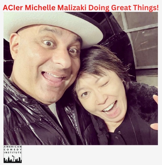 Follow Michelle MaliZaki and check out her upcoming shows at michellemalizaki.com. ✨✨
#michellemalizaki #standupcomedian  #AmericanComedyInstitute #stephenrosenfield  #masteringstandup #rosenfieldbook  #russellpeters #ActYourAgeWorldTour