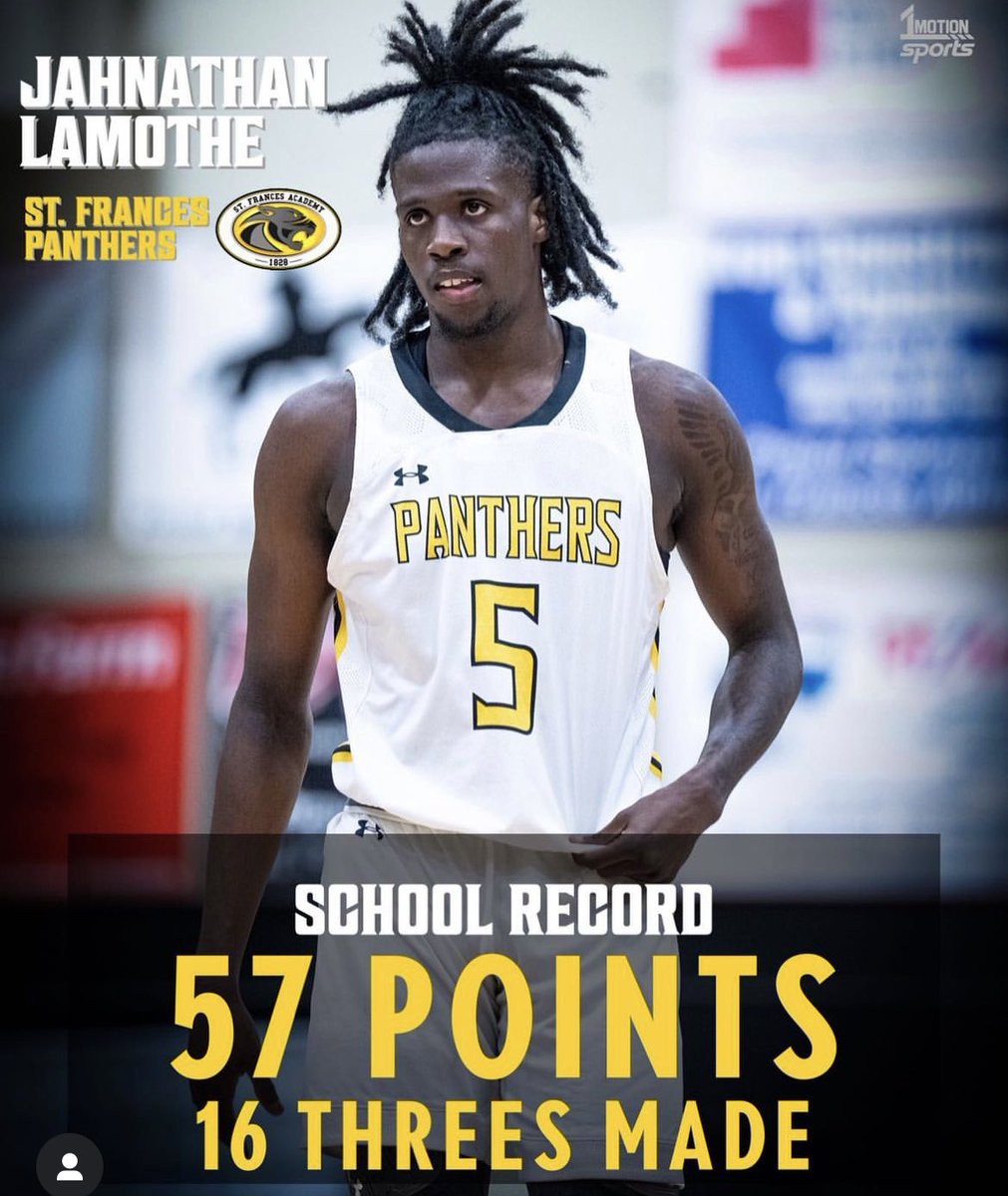 To hold a record at a school like Saint Frances is a dream come true ❤️ <a href="/SFA_Basketball/">SFA Basketball</a> <a href="/sfacoach/">NickMyles</a>