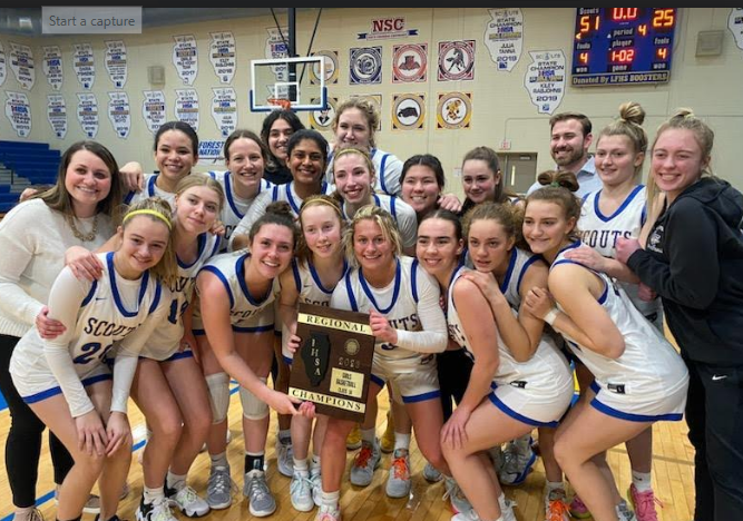 Big Win for Scouts!  Scouts GBB defeat Grayslake Central 51-25! Congratulations👏👏 Scouts are Regional Champions‼️  Awesome effort!  <a href="/BoostersLfhs/">LFHS Boosters</a> #ScoutNation