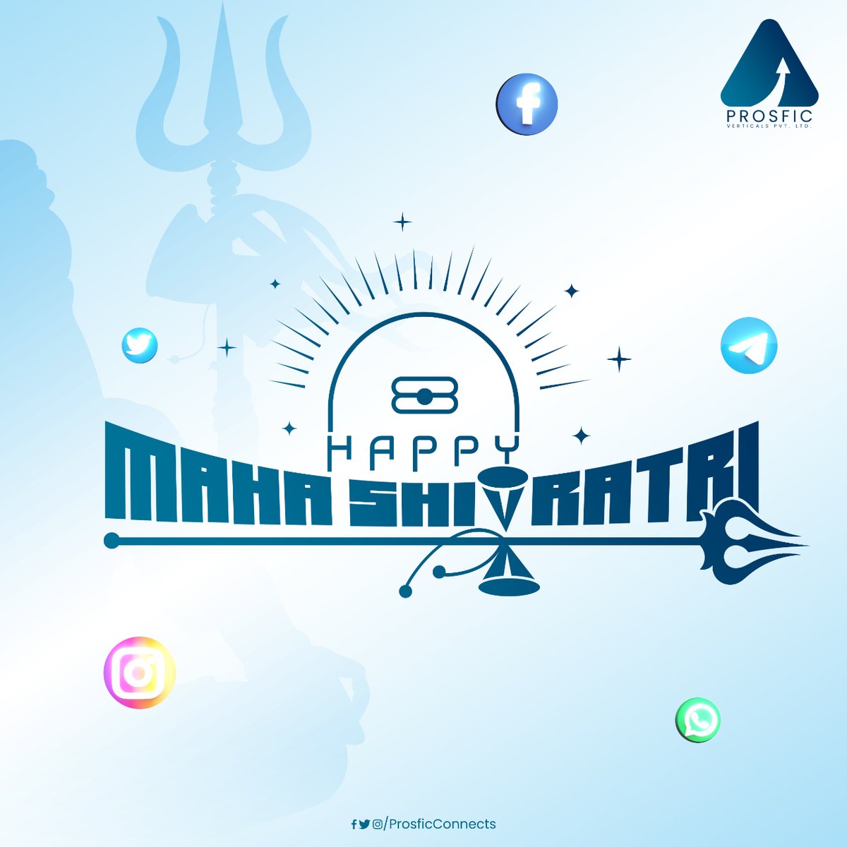 ProsficConnects's tweet photo. Wish you all happy and blessed Maha Shivratri. May the blessings of Lord Shiva stay with all of us forever.

#Mahashivratri #Shivratri #Mahashivratri2023 #Prosfic #DigitalMarketing #Branding https://t.co/TwJJ3naqjh