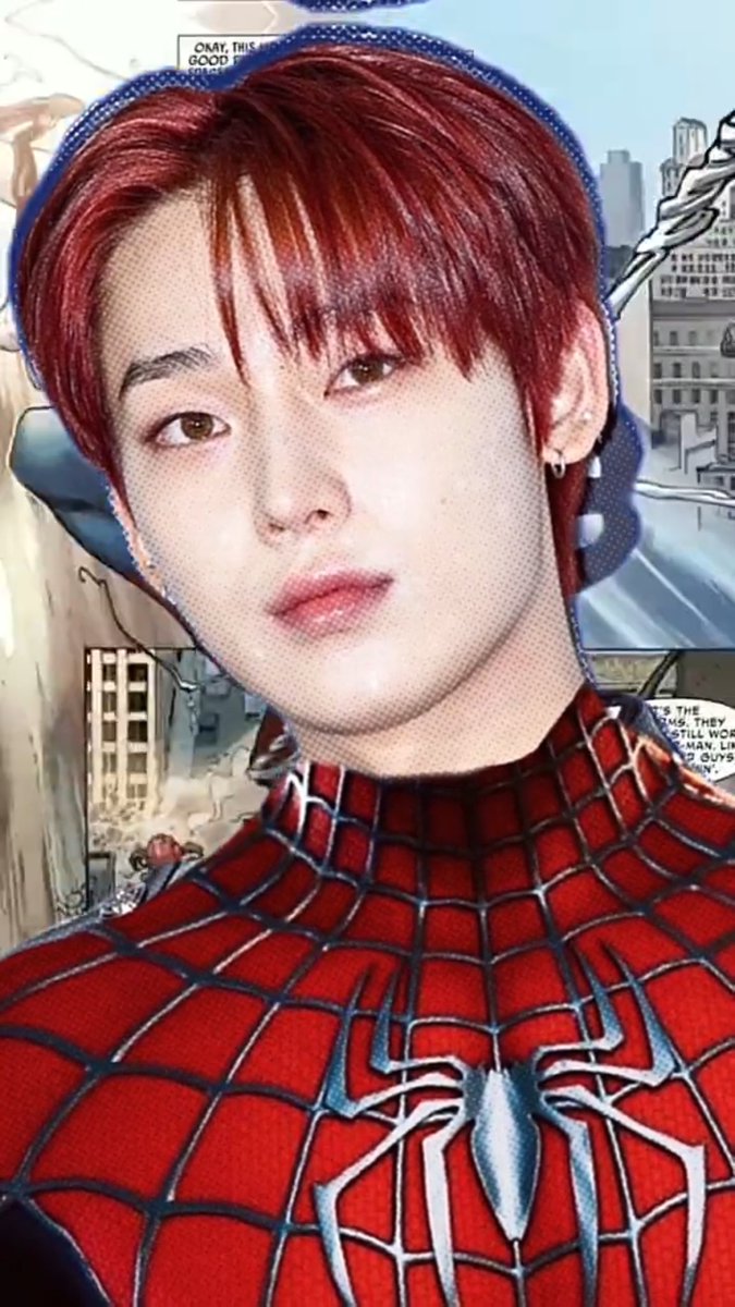 RT @kungyazfilms: THIS RED HAIR KIM SUNOO AS SPIDER-MAN IS INSANE https://t.co/lx40UgX1mn