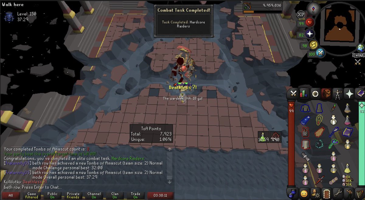 osrsbeth's tweet image. only my third ever toa raid and i&apos;m deathless!🤩