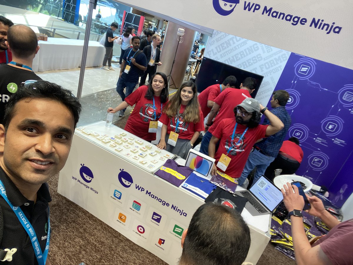 jthemesstudio's tweet photo. @WPManageNinja #wpasia  if code doesn’t work, wpninja make it work.glad to check in https://t.co/uwdcMqlXF8