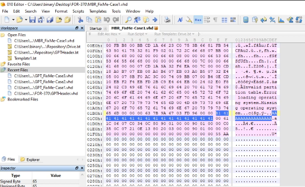 First video about MBR drive layouts. #DFIR
"Fixing a Corrupted MBR Drive - Case #1"

youtube.com/watch?v=w2wcW3…