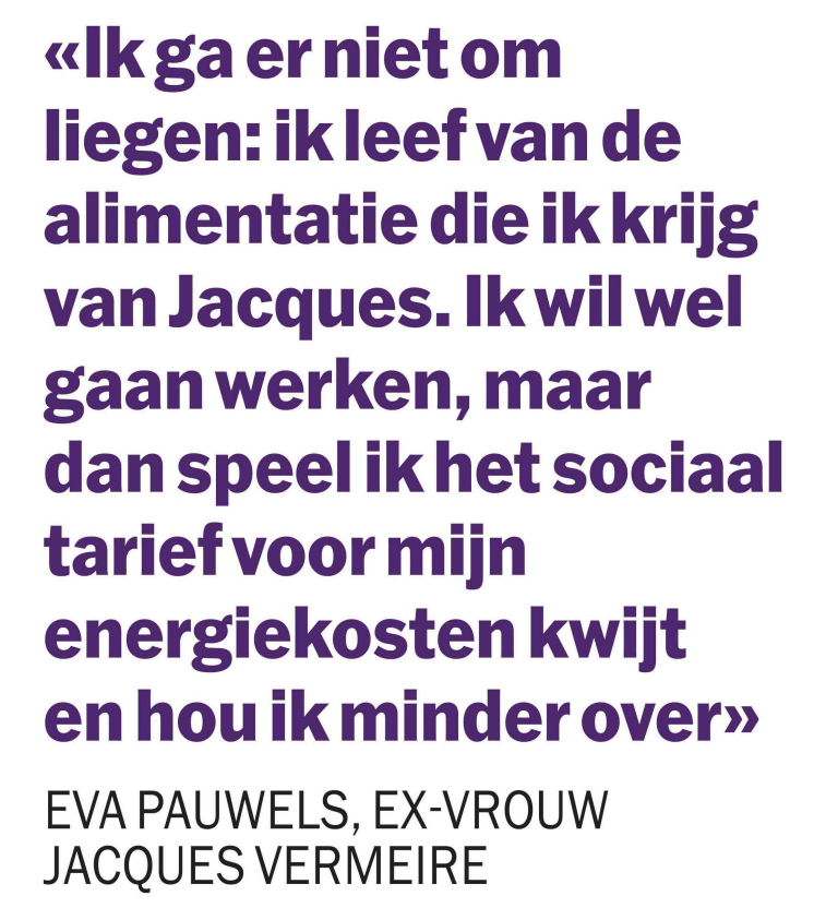 En dat is exact waarom 
- sociaal tarief dringend moet herzien worden 
- brede steunmaatregelen perverse effecten hebben
- Europa ons daarvoor terecht op de vingers tikt