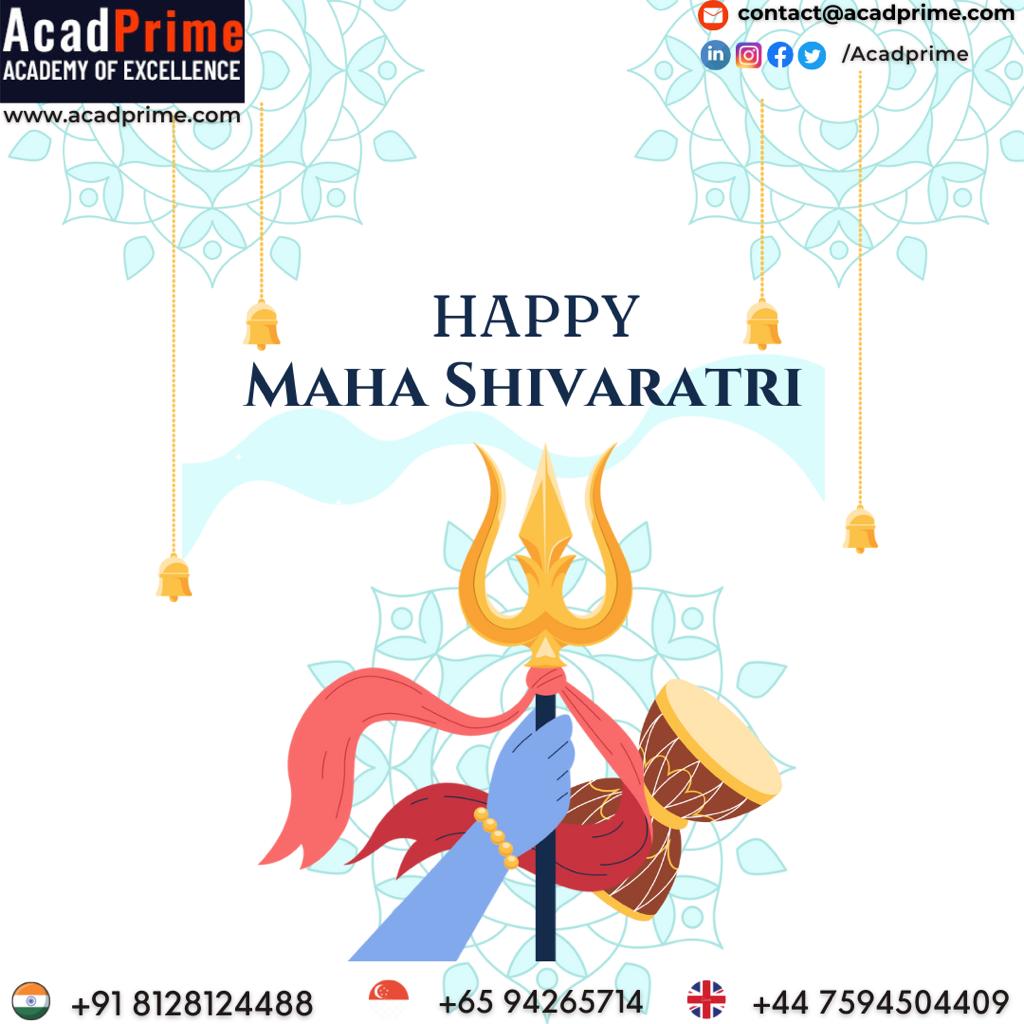 AcadPrime's tweet photo. May Lord Shiva always bless you with grace, kindness, and opulence.   

#acadlearning #AcadPrime #educationmatters #shivaratri #blessed https://t.co/hQRsSqiFFh