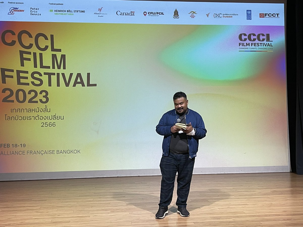 CCCLfilmfest's tweet photo. 3rd CCCL Film Festival. Shorts program 2 now in session. Come join us! https://t.co/zg6jTKrhWP 

ตอนนี้กำลังฉายโปรแกรม 2 #CCCLFF https://t.co/tg0eCmqBib