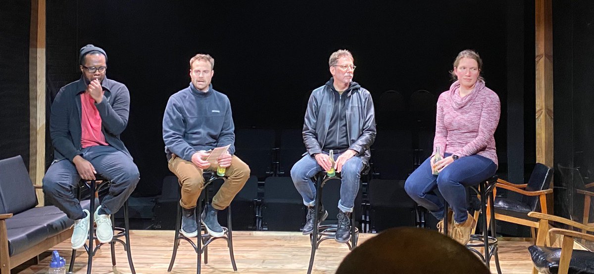 BlairBenhamPyle's tweet photo. Tonight I had a great time participating in forum night @recroomhtx! What do biology, psychotherapy, and theater have in common? We found out with their performance of A Number (playing through Feb 25) &amp; great discussion on cloning, identity, ethics, and human relationships. https://t.co/GDYOIiJndz
