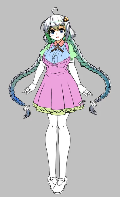 立ち絵の元になるラフを描いてみたり(*'ω'*)需要があるかどうかわからないけど・・・ 