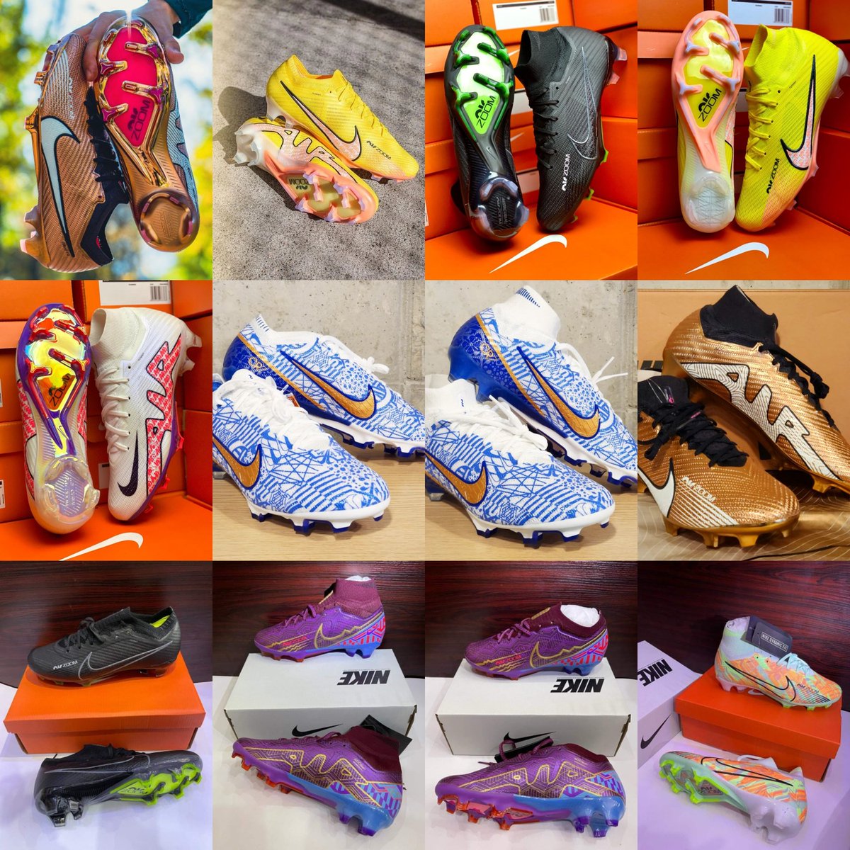 Effizzy_'s tweet image. Top Grade Soccer Boots Available @effizzyjerseys_ 

NGN 30,000 Astroturf 
NGN 35,000 Speedportal &amp;amp; Puma Future 
NGN 37,000 Nike Air Zoom (High Ankle)
NGN 40,000 Nike Air Zoom (Low Ankle)