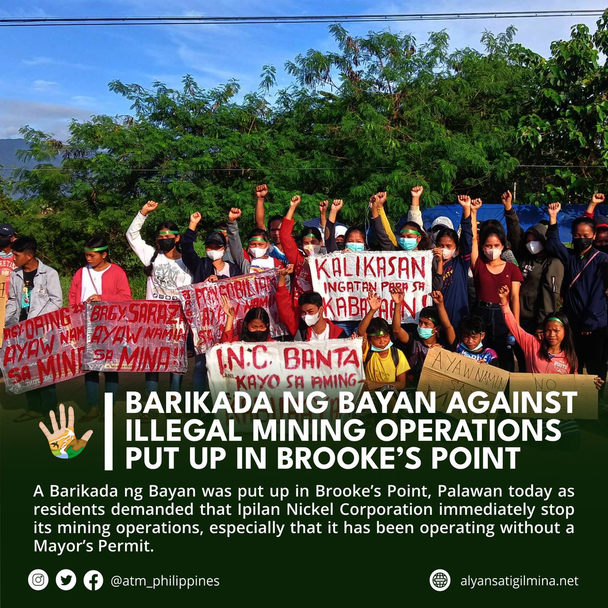 atm_philippines's tweet photo. READ: 𝐁𝐚𝐫𝐢𝐤𝐚𝐝𝐚 𝐧𝐠 𝐁𝐚𝐲𝐚𝐧 𝐀𝐠𝐚𝐢𝐧𝐬𝐭 𝐈𝐥𝐥𝐞𝐠𝐚𝐥 𝐌𝐢𝐧𝐢𝐧𝐠 𝐎𝐩𝐞𝐫𝐚𝐭𝐢𝐨𝐧𝐬 𝐏𝐮𝐭 𝐔𝐩 𝐢𝐧 𝐁𝐫𝐨𝐨𝐤𝐞’𝐬 𝐏𝐨𝐢𝐧𝐭
full article here: https://t.co/DbF6PJ0IM1
#NoToMiningInBrookesPoint
#SavePalawan
#IamOneWithPalawan https://t.co/1o9mfVZ5qs