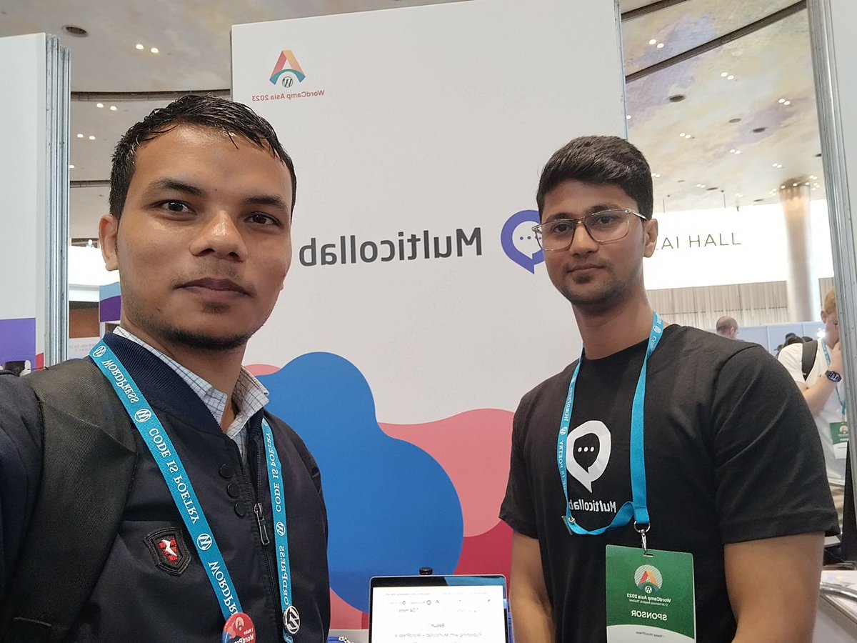 With <a href="/KushalDave90/">Kushal Dave</a> at <a href="/multicollab/">Multicollab</a> #WCAsia