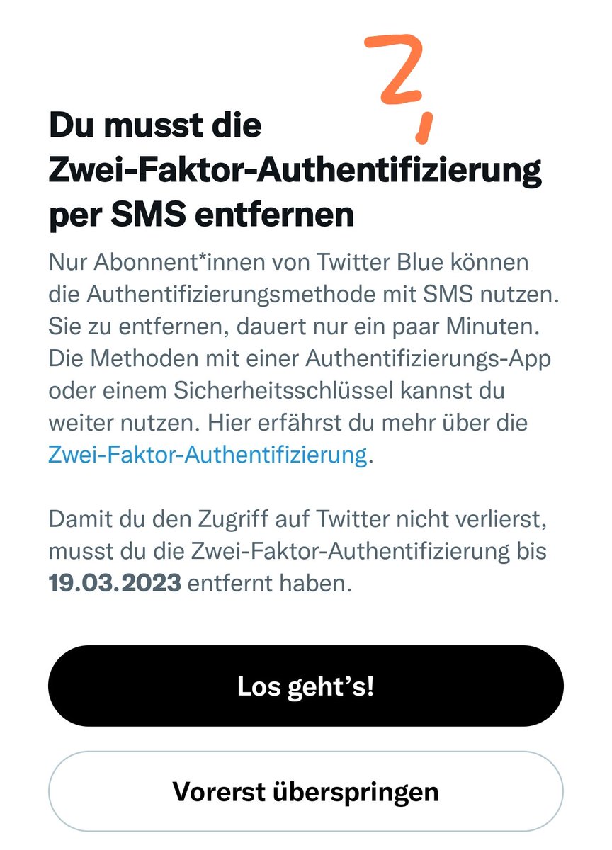 Fanningfan's tweet photo. #twitter verlangt für die Sicherheit meines Accounts nun Geld #2Faktor - wtf https://t.co/LcAHu9rJtL