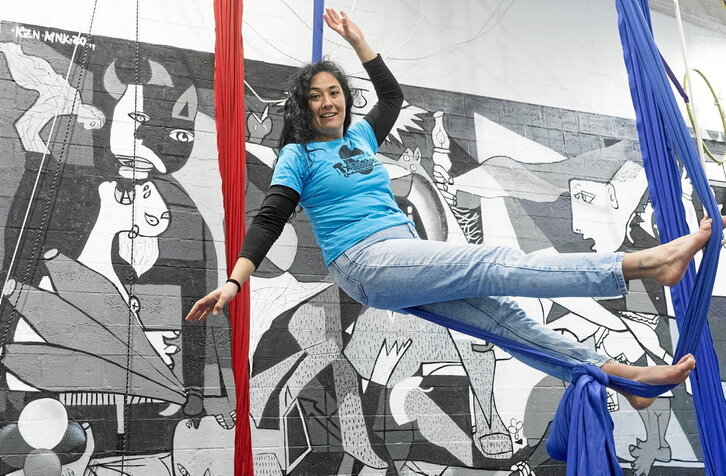 Baserriko korta batean jaiotako zirkuak parez pare ireki dizkio ateak inklusioari naiz.eus/eu/info/notici…