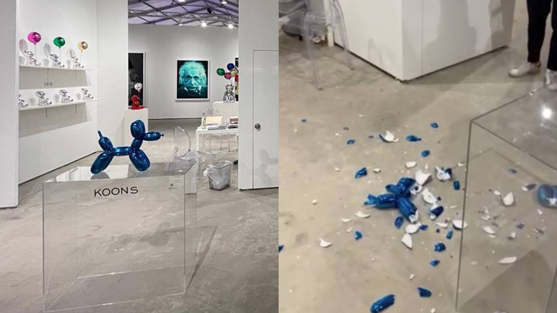 reviewwales's tweet photo. What are the chances the shattered pieces sell for double the original asking price?
"Woman accidentally breaks $42,000 Jeff Koons sculpture at Art Wynwood in Miami"
https://t.co/RSilawkrPp #art https://t.co/7wtXOgKTso