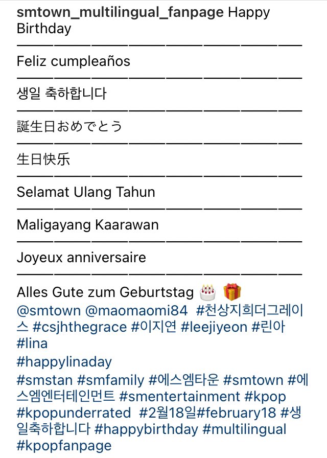 SmtownFanpage's tweet photo. Happy Birthday to CSJH The Grace’s Lina #천상지희더그레이스 #CSJHTheGrace #이지연 #LeeJiyeon #린아 #LINA #SMTOWN #Kpop #HappyLinaDay @maomaomi84 https://t.co/WtWsIOg7MC