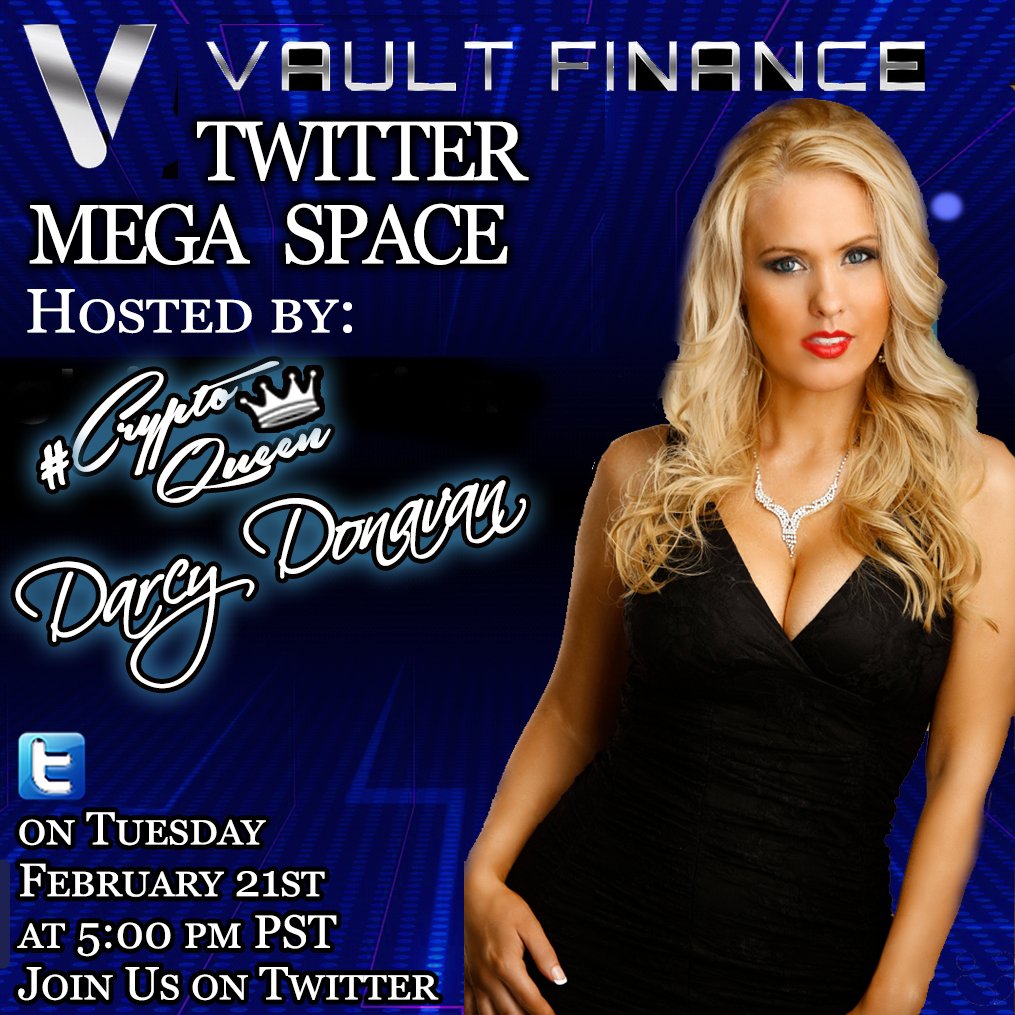 DarcyDonavan.x (@darcydonavan) on Twitter photo I am hosting a #MegaSpace for #TheVaultFinance Tuesday, Feb 21st at 5pm PST, with CASH #Giveaways!
Follow the instructions!
➡️Follow <a href="/darcydonavan/">DarcyDonavan.x</a> @THEVAULT_CEO
@TheVaultFinance
<a href="/FranklinKnows/">Franklin the Pigeon</a>
➡️RETWEET
➡️Tag 3 friends
x.com/i/spaces/1yoJM…
MUST be in the space to win I am hosting a #MegaSpace for #TheVaultFinance Tuesday, Feb 21st at 5pm PST, with CASH #Giveaways!
Follow the instructions!
➡️Follow <a href="/darcydonavan/">DarcyDonavan.x</a> @THEVAULT_CEO
@TheVaultFinance
<a href="/FranklinKnows/">Franklin the Pigeon</a>
➡️RETWEET
➡️Tag 3 friends
x.com/i/spaces/1yoJM…
MUST be in the space to win