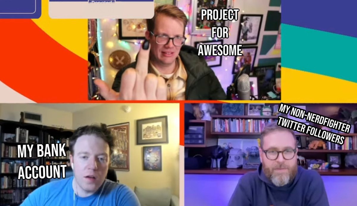 toriiwoodd's tweet image. i did a meme @hankgreen @BrennanLM @samreich #p4a2023 @proj4awesome