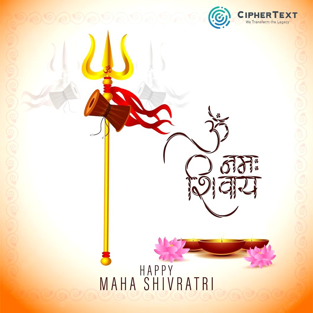 ciphertext_In's tweet photo. As we celebrate the occasion of Maha Shivratri, I extend my warm wishes to you and your loved ones. May you enjoy this festive occasion with your loved ones.
#Shivratri,#Mahashivratri2023 #ecommercebusiness #cybersecurity #consulting #webdevelopment #ciphertext_in #Rajubhai_in https://t.co/LNQ22bJWIf