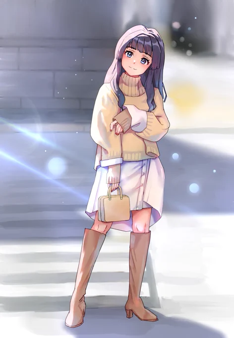 あ、きたきた。うん、ぜんぜんまってないよ。今来たところ。これからどうする? 