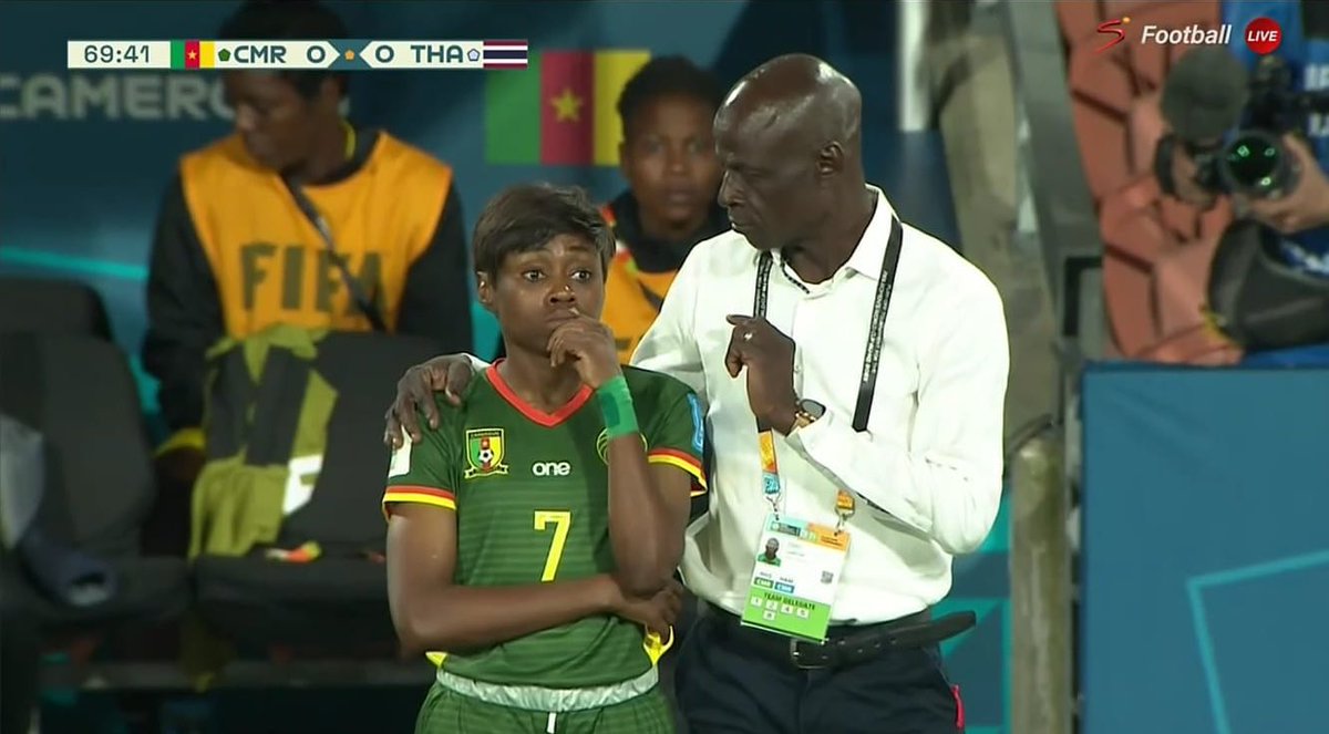82' | Deuxième but pour Gabrielle Aboudi Onguene ! 

82' | 🇨🇲 #Cameroon 2-0 Thailand 🇹🇭

#CMRTHA | #FIFAWWC2023Q