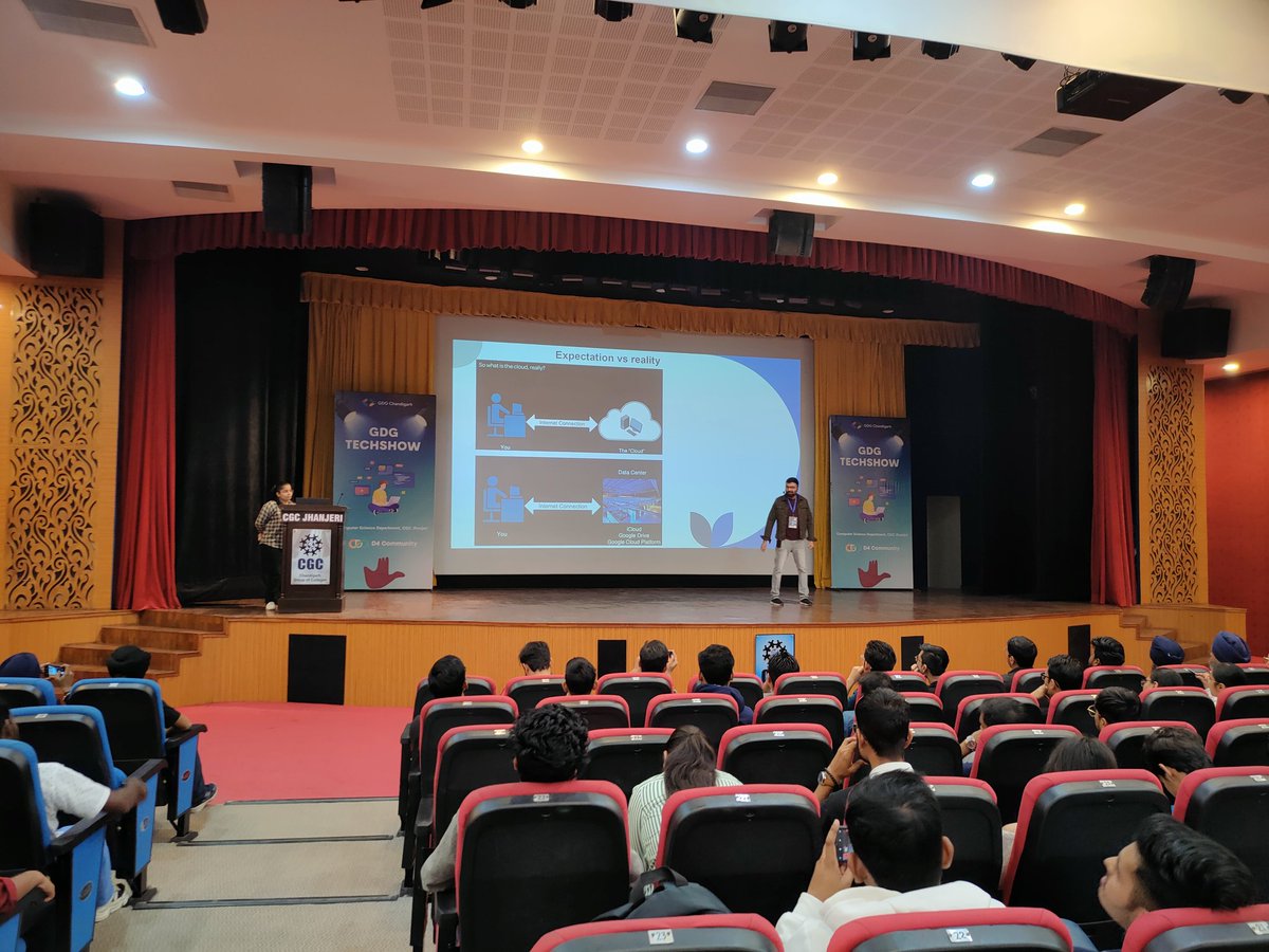 gdgchandigarh's tweet image. Google Cloud Platform by Agam Arora

#gdgtechshow #gdgchandigarh