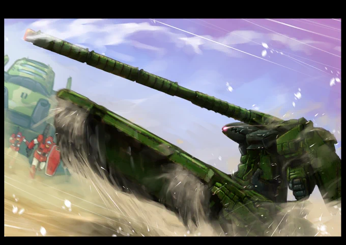 寄稿MSイラストまとめこいつ主題に関係ないMSいっつも描いてんな 