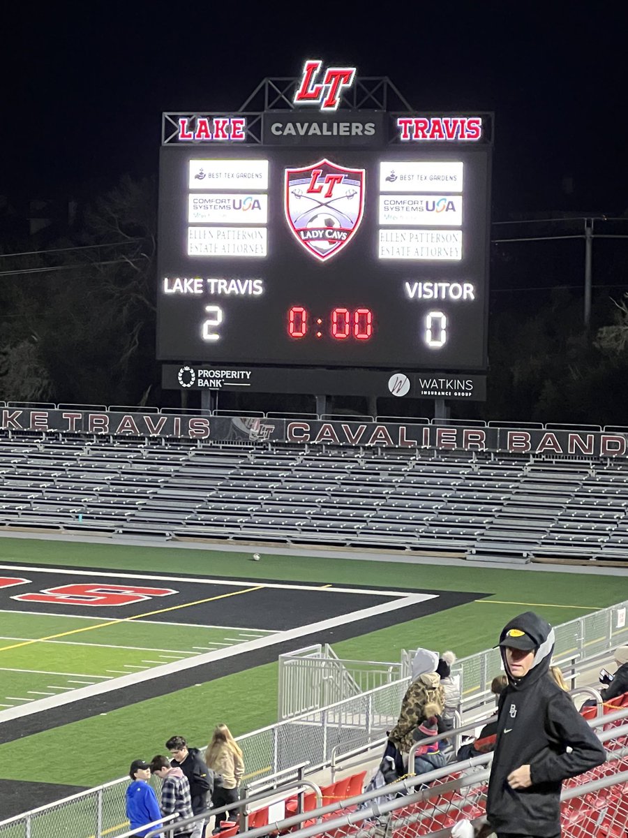 Great win ⁦<a href="/ltladycavsoccer/">Lake Travis High School Women’s Soccer</a>⁩ over Westlake!!