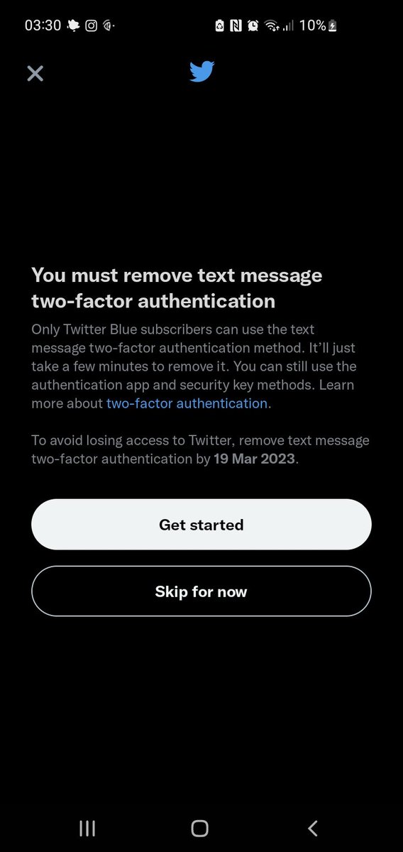 soildweller's tweet image. what the FUCK DO YOU MEAN THAT TWO FACTOR PHONE AUTHENTICATION IS ONLY ALLOWED FOR TWITTER BLUE SUBSCRIBERS