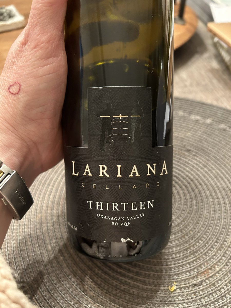 jjhorsey10's tweet image. This is a beautiful wine. Can rest in a cellar longer but is tasting fantastic after 10 years. Thank you @LarianaCellars. 🙏🏻#bcwine #canadianwine