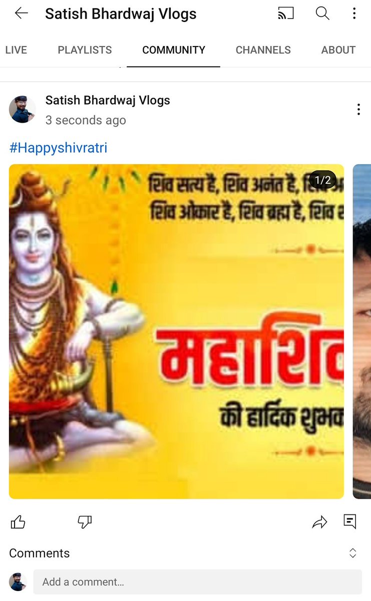 SatishR31797686's tweet photo. #Happyshivratri #mahadev #shivshambhu #harharmahadev #bholenath #shiva #mahakal #shivshakti #shiv #bhole #shivshankar #bholebaba #lordshiva #mahakaal #kedarnath #shivbhakt #har #mahadeva #bambambhole #mahakaleshwar #k #shankar #omnamahshivay #devokedevmahadev #shivji https://t.co/E390Z8nKx4