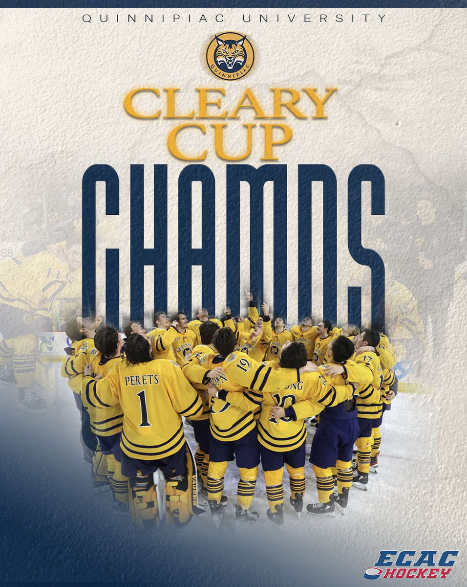 AND STILL!!! 

For the third straight season and seventh time overall, the Bobcats are Cleary Cup Champions and will be the #1 seed in the ECAC Championship Tournament!

#ECACHockey x <a href="/QU_MIH/">Quinnipiac Men's Ice Hockey</a>