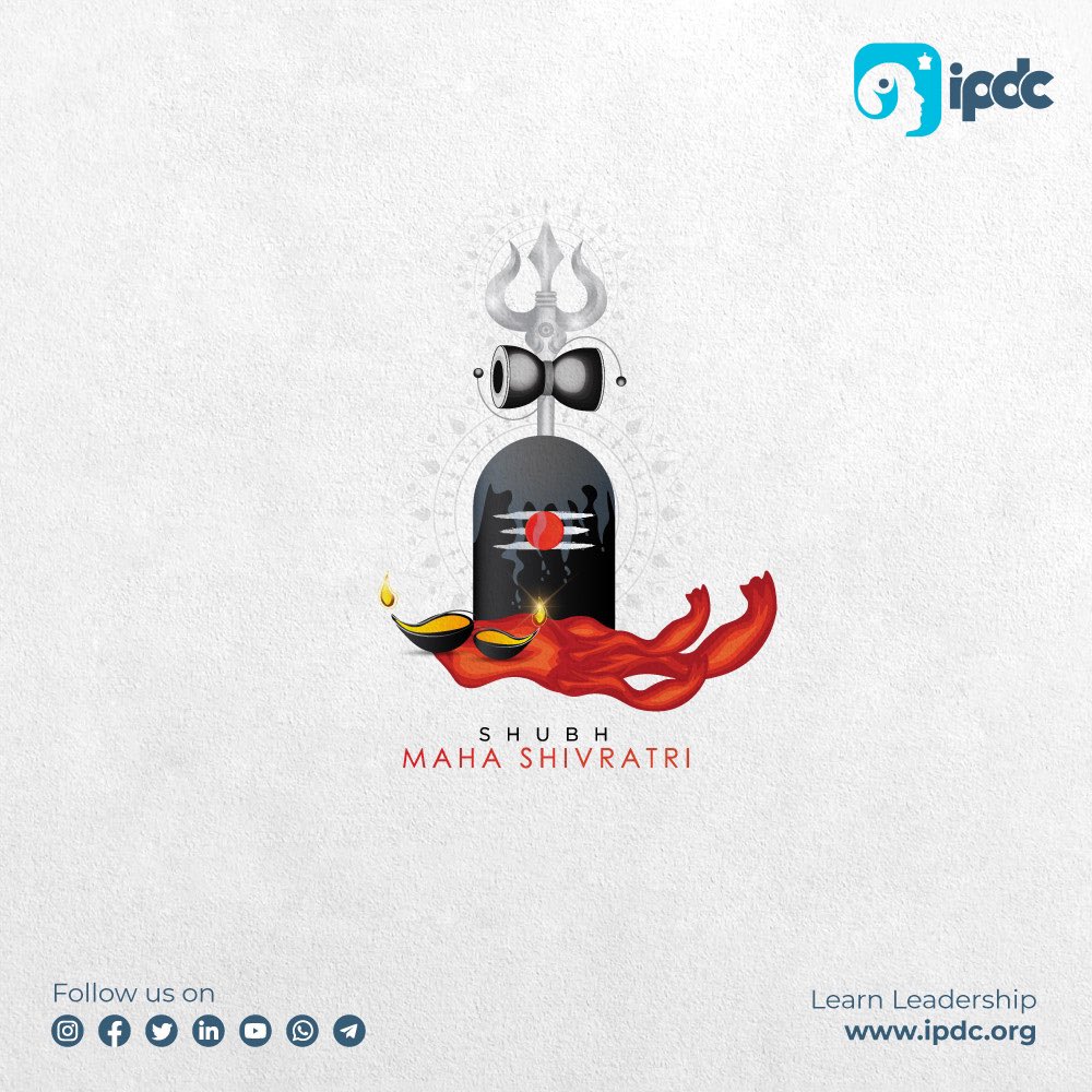 ipdcofficial's tweet photo. This Mahashivratri, let us tap into our inner strength and conquer our ego. #MahaShivratri #IPDC https://t.co/1dAmrByOnV