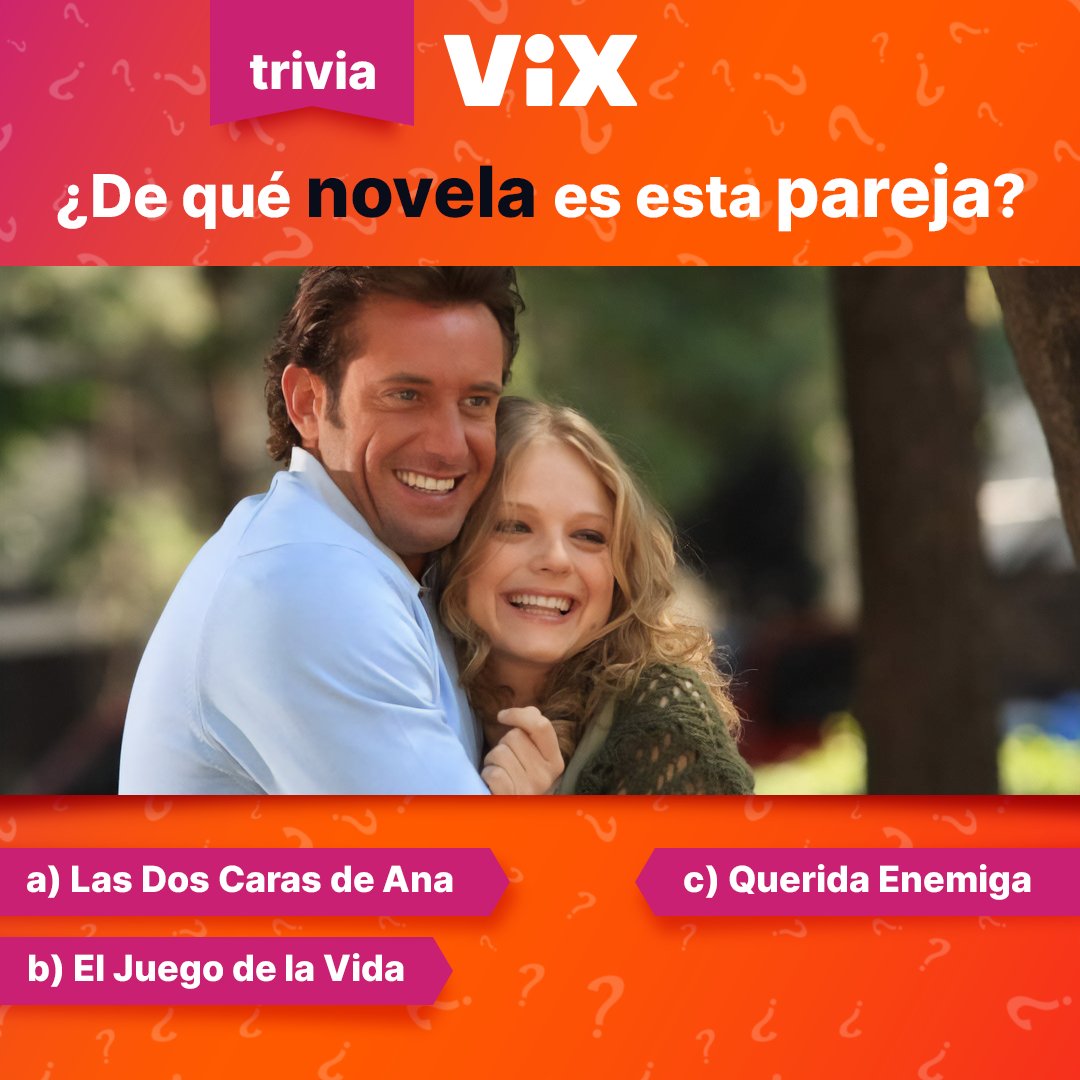 A ver si es cierto que sabes mucho de novelas. 😏 👉 bit.ly/3PT8WFI #ViXStreaming #ViXGratis