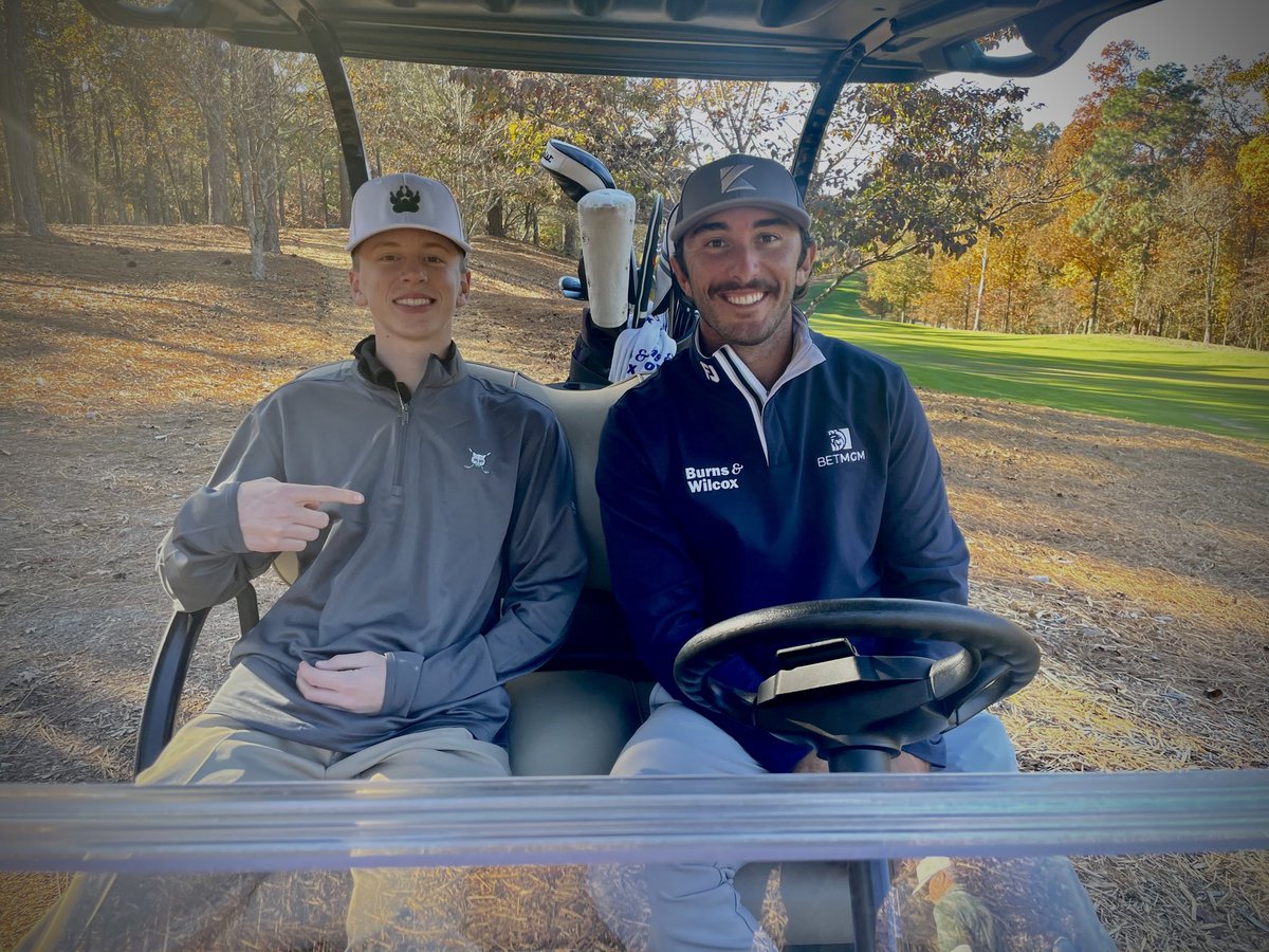 BryceMassey's tweet photo. @PGATOUR @maxhoma23 Max is the MAN! Couldn’t believe how accommodating he was with my high school golfer at a @KizFoundation benefit at Sage Valley back in 2021. Spent the entire round telling stories and encouraging him. We’re lifetime fans 👏👏👏 https://t.co/RQc3L23q9M