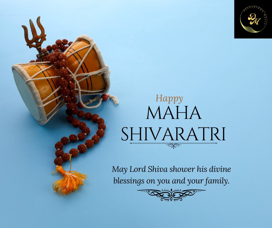 deepshikhamusic's tweet photo. May the divine blessings of Lord Shiva be with you on this auspicious occasion of Mahashivratri. Wishing you and your family a happy and prosperous celebration.

Happy Mahashivratri!!

#happyshivratri #shiva #lordshiva #God #blessings #indianfestival #deepshikhamusic #sangeetayan https://t.co/GJ3iz5sziL