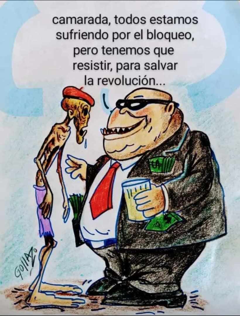 Alí decía en su canto; porque tú t quedas flaco y ellos aumentan d peso Qué ironía; tanto nadar para morir en la orilla, tanto luchar contra el capitalismo para regresar a él en peores circunstancias. Tanto defender un proyecto y la CRBV para q resultará violentada. 
Toca luchar!