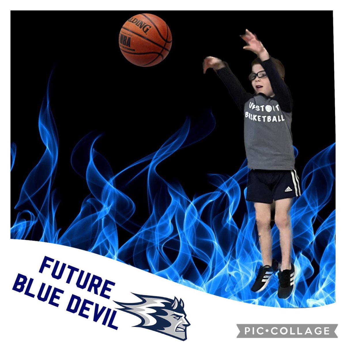 CoachdubStout's tweet photo. Tanner wanted action shots βjust like the playersββ¦ so of course @Webb8214 delivered. #BleedBlue #FutureBlueDevil #DadsBoy https://t.co/QyCeq4jFkz