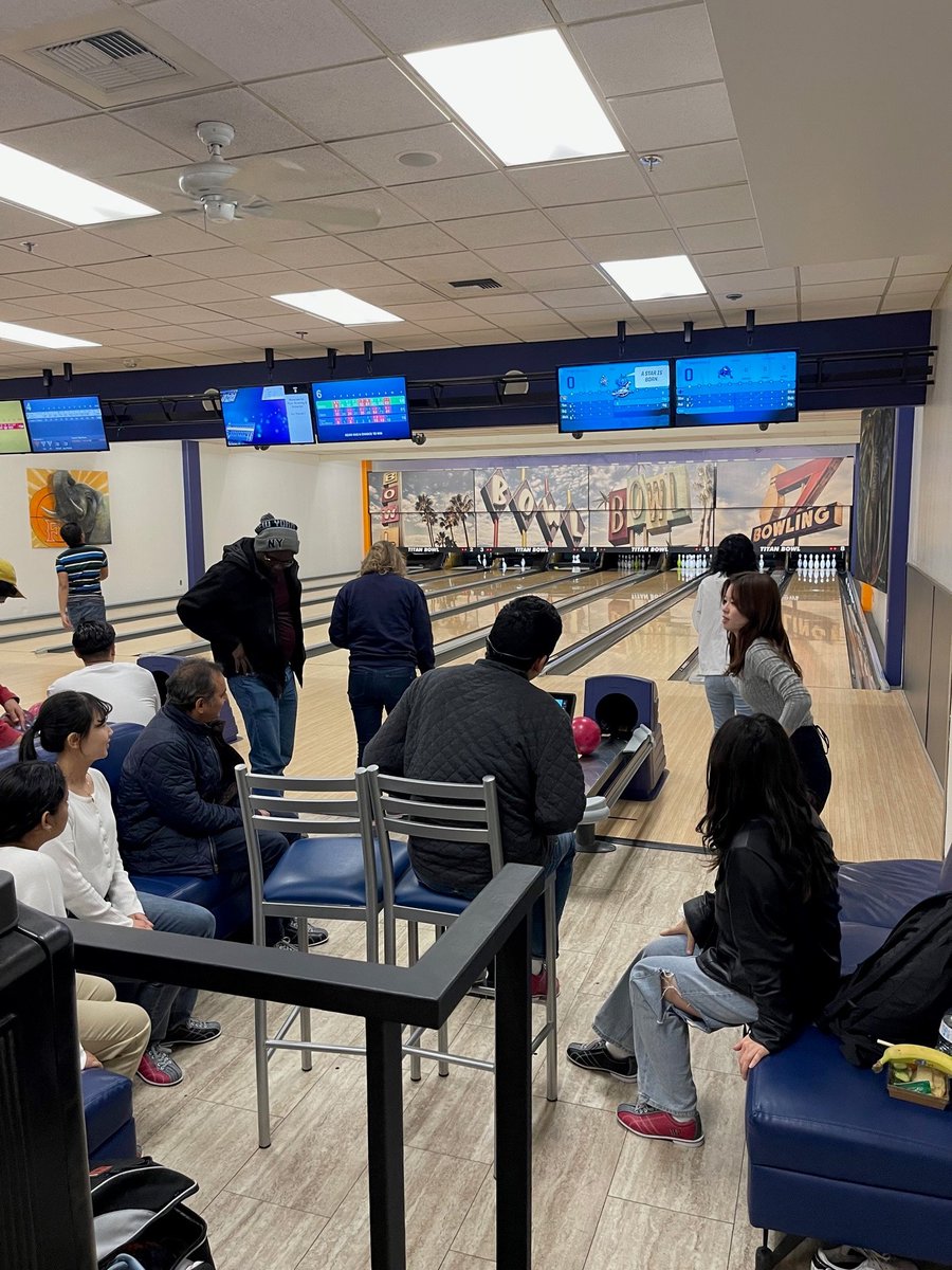 csufextension's tweet photo. What a great time yesterday at the Global Titans Buddy Program Bowling Social! 🎳 Our international students and their CSUF buddies got to spend a fun afternoon together.
@csuf @calstate @csufacadaffairs @csufstudents #csuf #csufeip #studyabroad #globaltitans #bowling https://t.co/0YXi4FUBpD